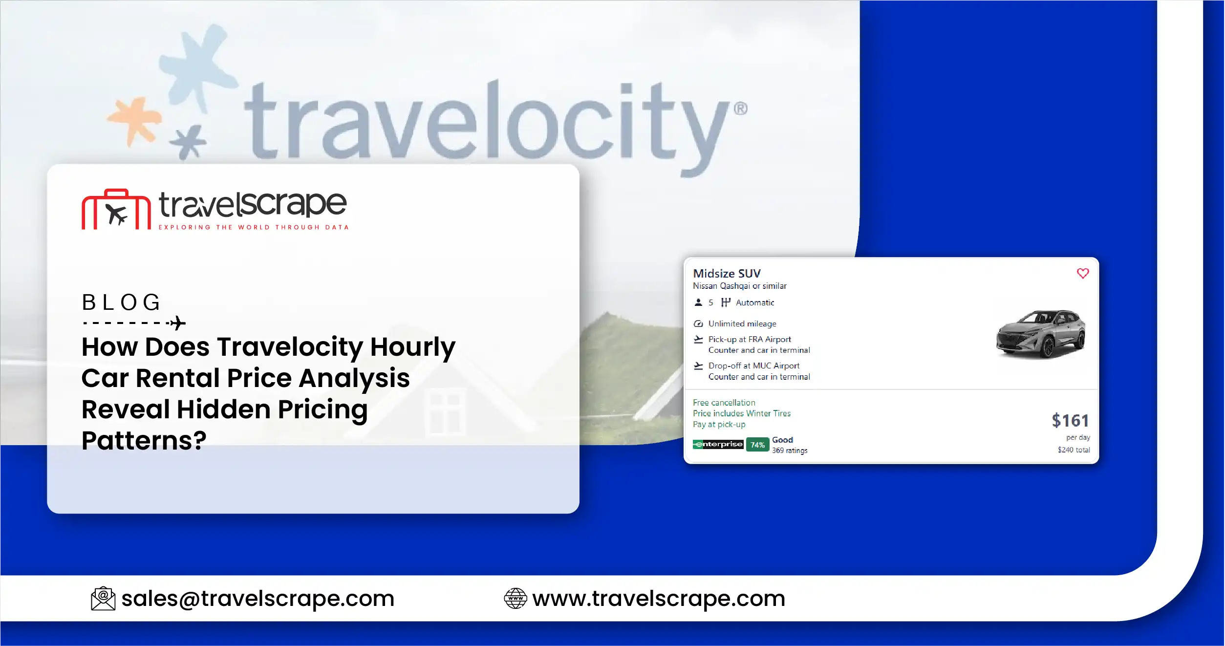 Travelocity Hourly Car Rental Price Analysis for Pricing Patterns